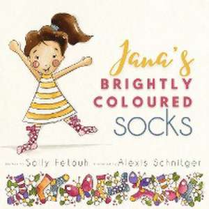 Jana's Brightly Coloured Socks de Sally Fetouh