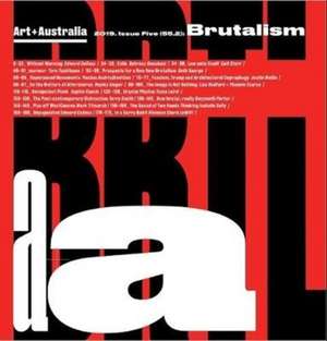 Art + Australia Issue Five (55. 2): Brutalism de Edward Colless, 