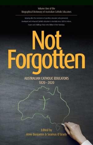 Not Forgotten de Anne Benjamin