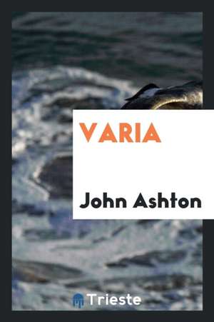 Varia de John Ashton