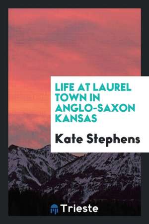 Life at Laurel Town in Anglo-Saxon Kansas de Kate Stephens