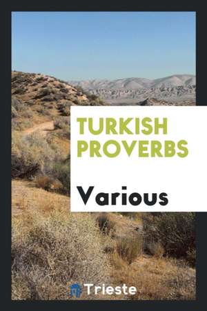 Turkish Proverbs, Tr. Into English de Various