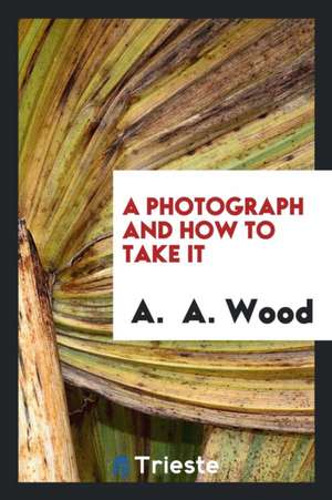 A Photograph and How to Take It de A. Wood