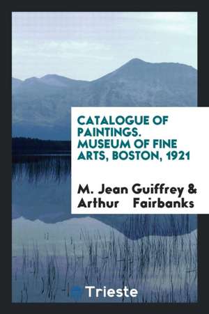 Catalogue of Paintings de M. Jean Guiffrey