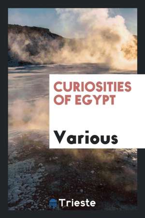 Curiosities of Egypt de Various