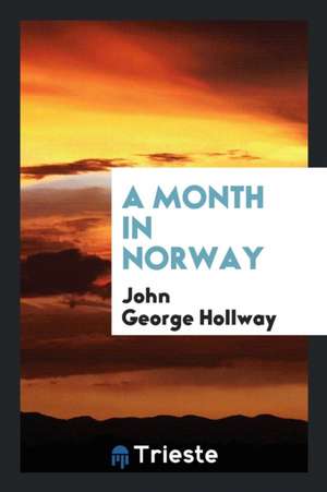 A Month in Norway de John George Hollway