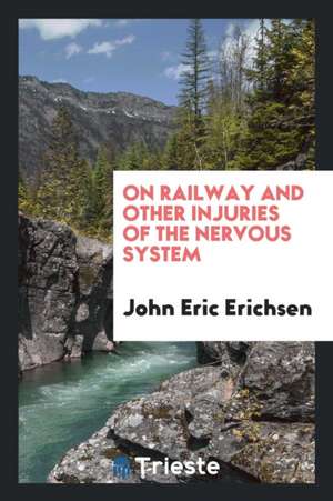 On Railway and Other Injuries of the Nervous System de John Eric Erichsen