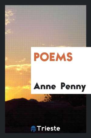 Poems de Anne Penny
