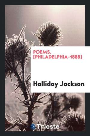 Poems de Halliday Jackson