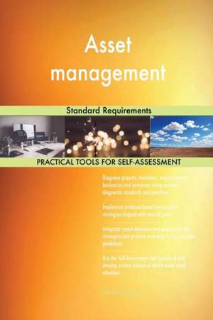 Asset management Standard Requirements de Gerardus Blokdyk