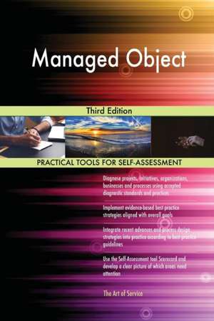 Managed Object Third Edition de Gerardus Blokdyk
