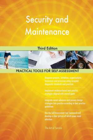 Security and Maintenance Third Edition de Gerardus Blokdyk