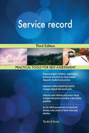 Service record Third Edition de Gerardus Blokdyk