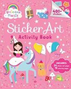 Unicorn Magic: Sticker Art & Coloring de Penny Bell