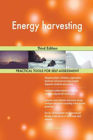 Energy harvesting Third Edition de Gerardus Blokdyk