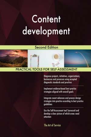 Content development Second Edition de Gerardus Blokdyk
