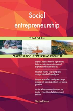 Social entrepreneurship Third Edition de Gerardus Blokdyk