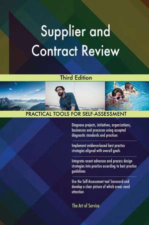 Supplier and Contract Review Third Edition de Gerardus Blokdyk