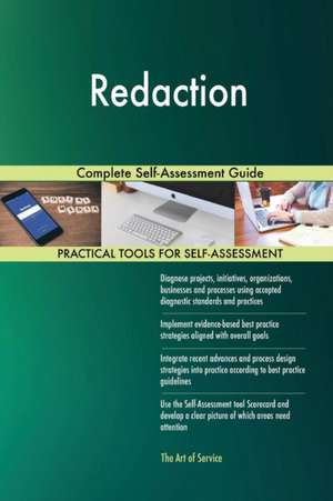 Redaction Complete Self-Assessment Guide de Gerardus Blokdyk
