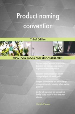 Product naming convention Third Edition de Gerardus Blokdyk