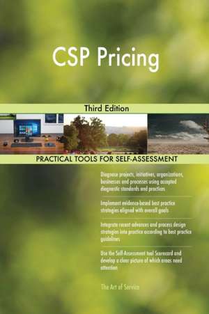 CSP Pricing Third Edition de Gerardus Blokdyk