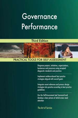 Governance Performance Third Edition de Gerardus Blokdyk