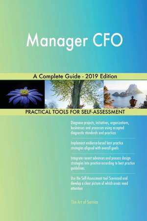 Manager CFO A Complete Guide - 2019 Edition de Gerardus Blokdyk