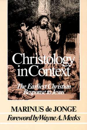 Christology in Context de Marinus de Jonge