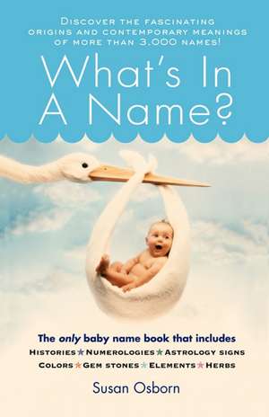 What's in a Name? de Susan Osborn