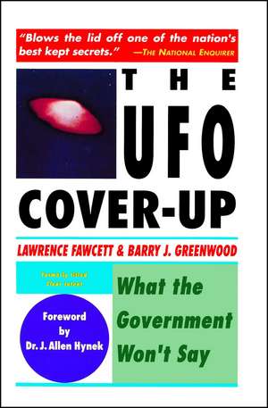 UFO Cover-up: What the Government Won't Say de Bill Fawcett