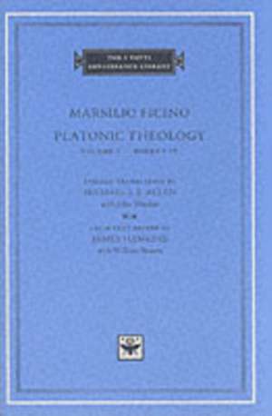 Platonic Theology, Volume 1 – Books I–IV de Marsilio Ficino