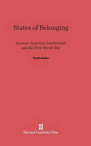 States of Belonging de Phyllis Keller