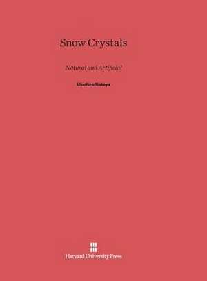 Snow Crystals de Ukichiro Nakaya