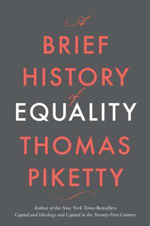 A Brief History of Equality de Thomas Piketty