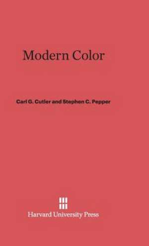 Modern Color de Carl G. Cutler