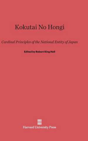 Kokutai No Hongi de Robert King Hall