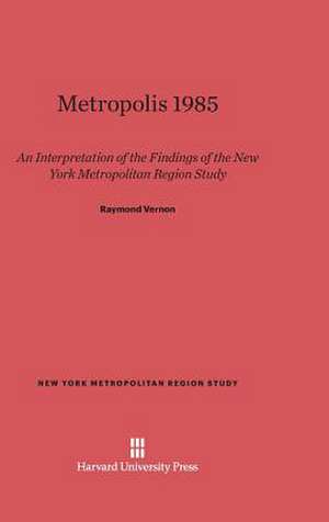 Metropolis 1985 de Raymond Vernon