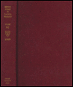 Harvard Studies in Classical Philology V 92 de Harvard