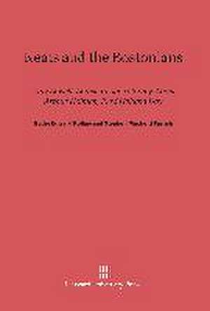 Keats and the Bostonians de Hyder Edward Rollins