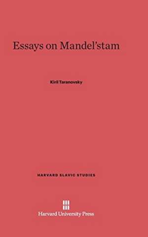 Essays on Mandel'stam de Kiril Taranovsky