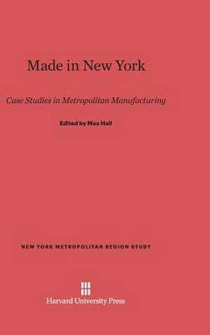 Made in New York de Max Hall