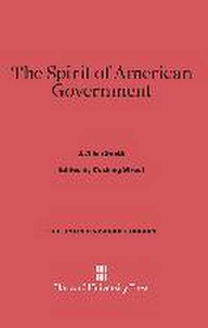 The Spirit of American Government de J. Allen Smith