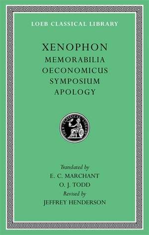 Memorabilia. Oeconomicus. Symposium. Apology L168 de Xenophon Xenophon