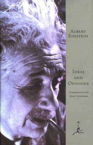 Ideas and Opinions de Albert Einstein