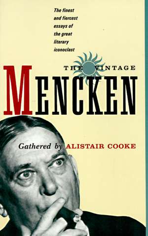 The Vintage Mencken: Reissue de H. L. Mencken