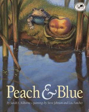 Peach and Blue de Sarah S. Kilborne