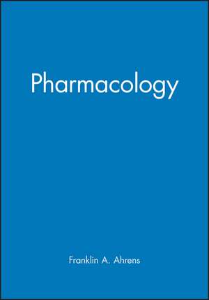 Pharmacology de F Ahrens