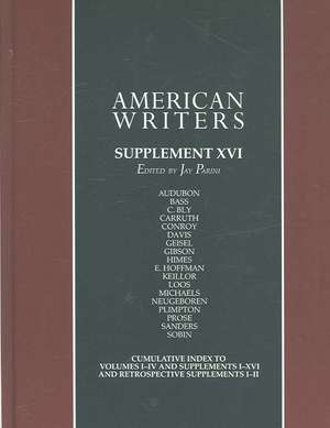 American Writers: A Collection of Literary Biographies de Jay Parini