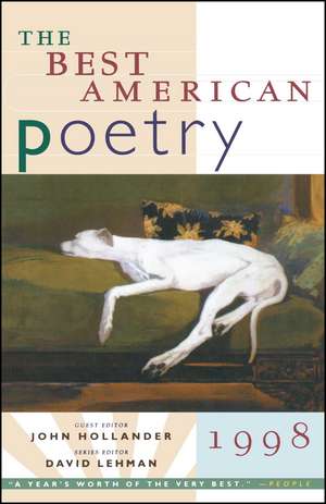 The Best American Poetry 1998 de David Lehman