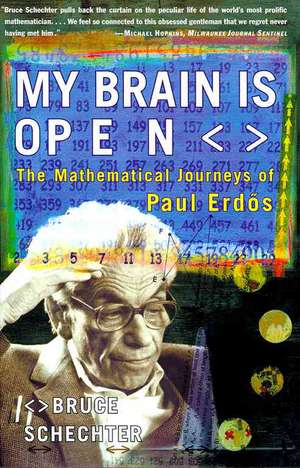 My Brain Is Open: The Mathematical Journeys of Paul Erdos de Bruce Schechter